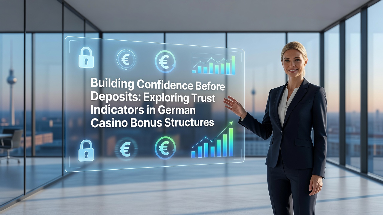 Illustration zu Vertrauenssignalen und Bonusstrukturen in deutschen Online-Casinos