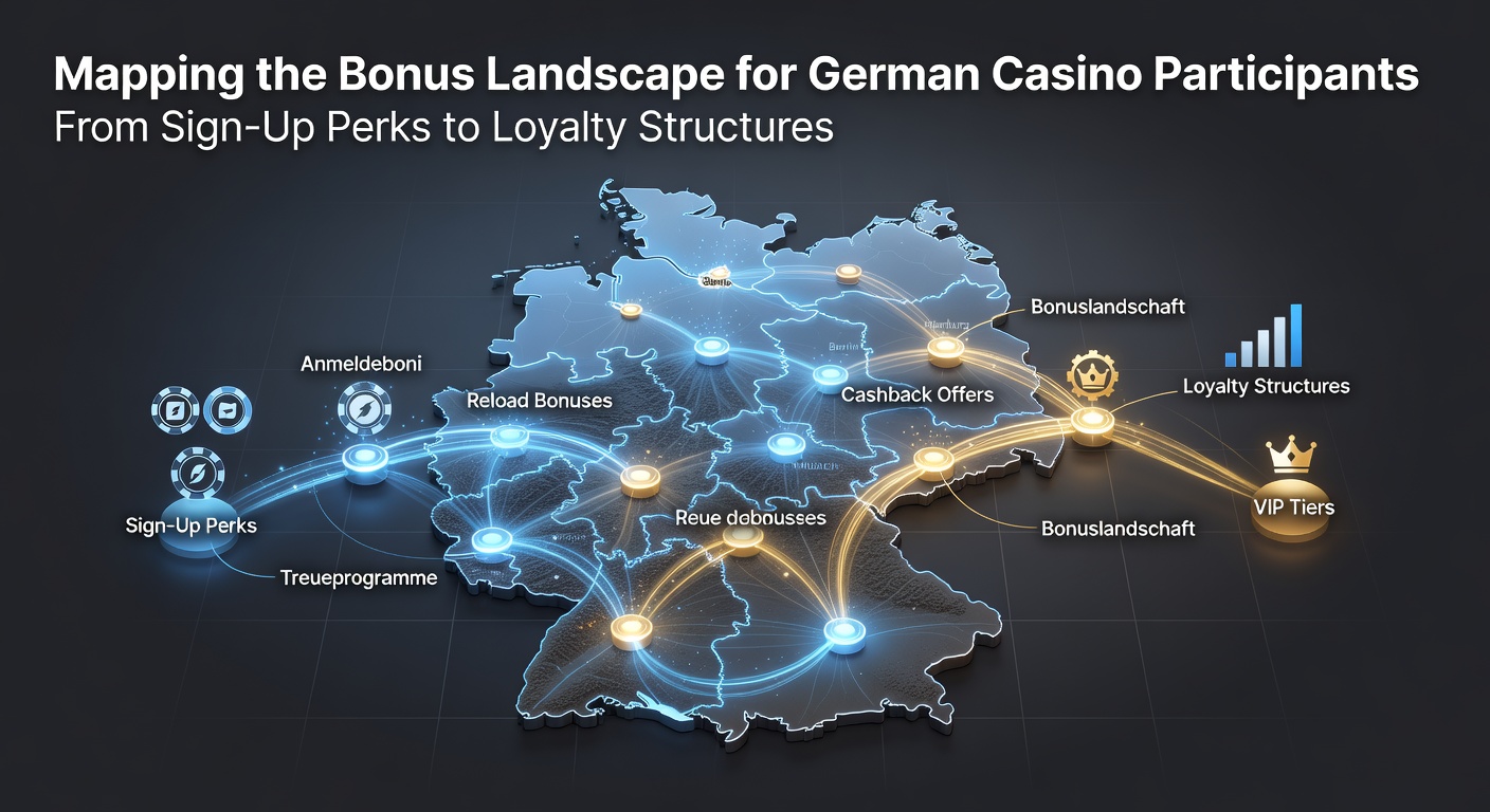 Übersicht über Bonusstrukturen in deutschen Online-Casinos mit Fokus auf Anmeldeangebote und Treueprogramme