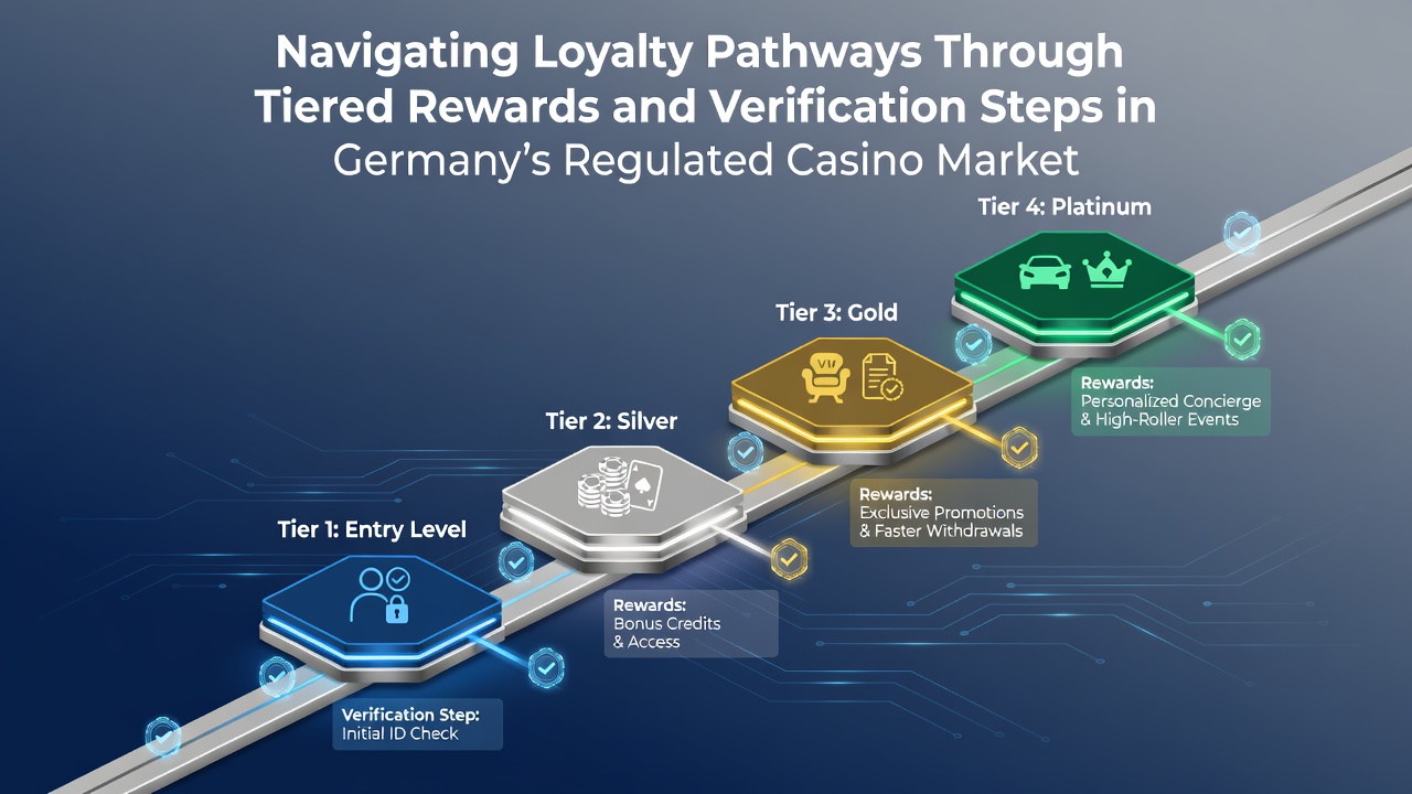 Übersicht über gestaffelte Treueprogramme und Verifizierungsprozesse auf lizenzierten deutschen Glücksspielplattformen