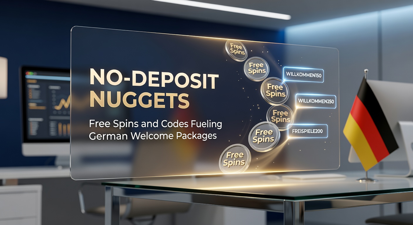 Beispiel für ein Willkommenspaket mit No-Deposit-Codes und Free Spins in deutscher Casino-App