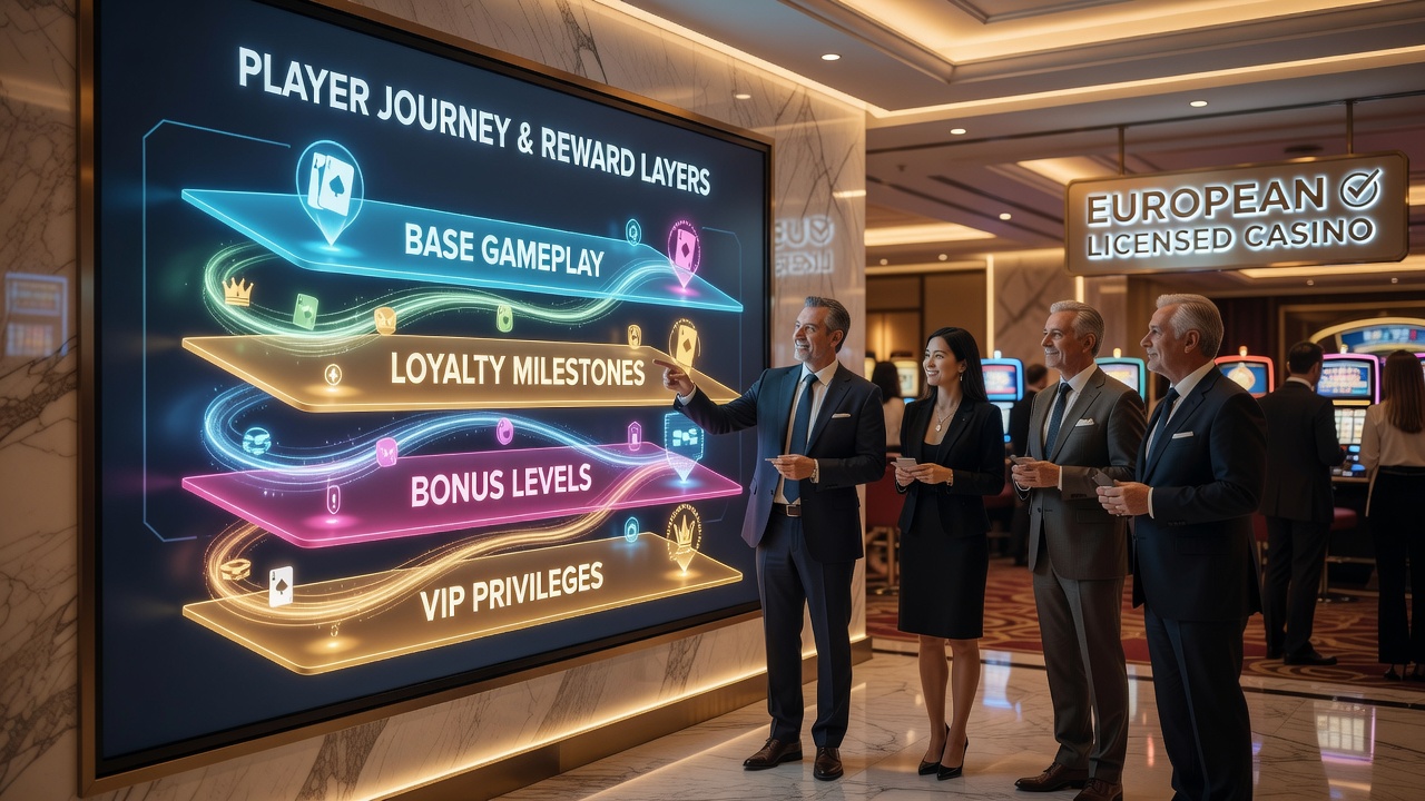 Spieler navigieren durch gestaffelte Belohnungssysteme auf lizenzierten Casino-Plattformen in Europa